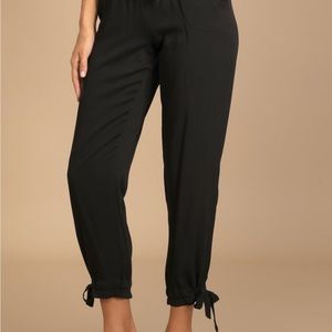 Lulus bundle pants and off shoulder top